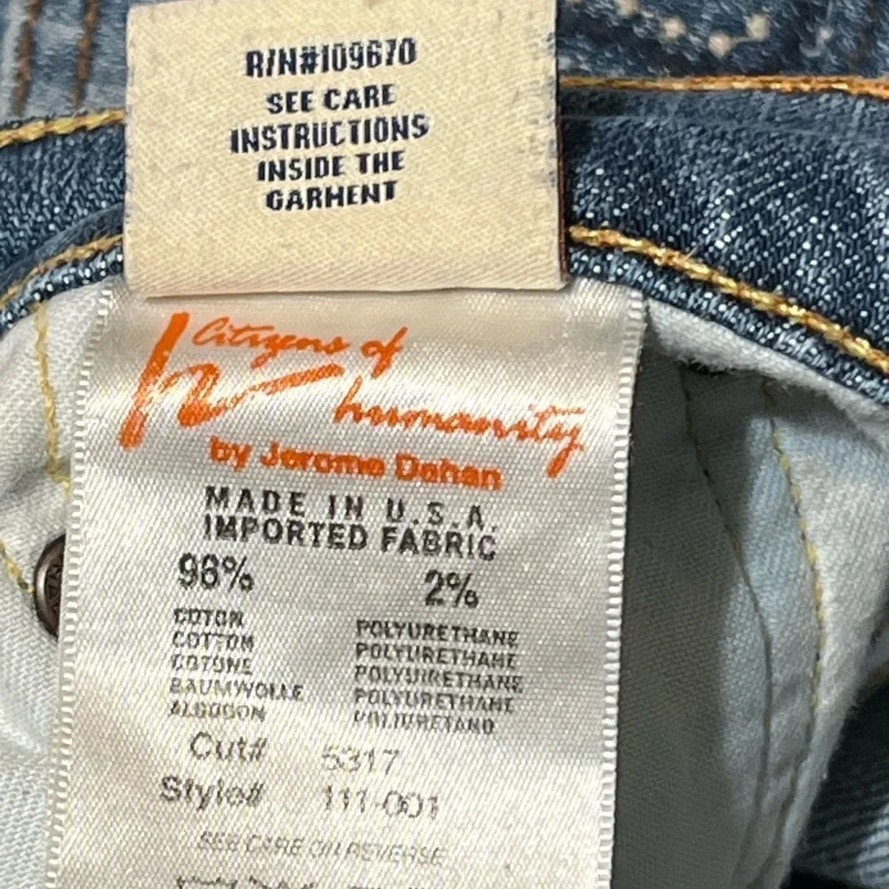 Citizens of Humanity Boho 111 Stretch Low Waist Jeans Mid-rise Bootcut Flare
